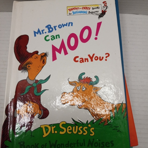 Dr. Seuss's Hard Cover Kid Books (ABC, One Fish, Moo, & Tooth) - Picture 11 of 12